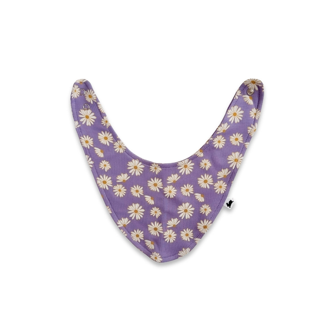 Bamboo Baby Bib | Purple Daisies