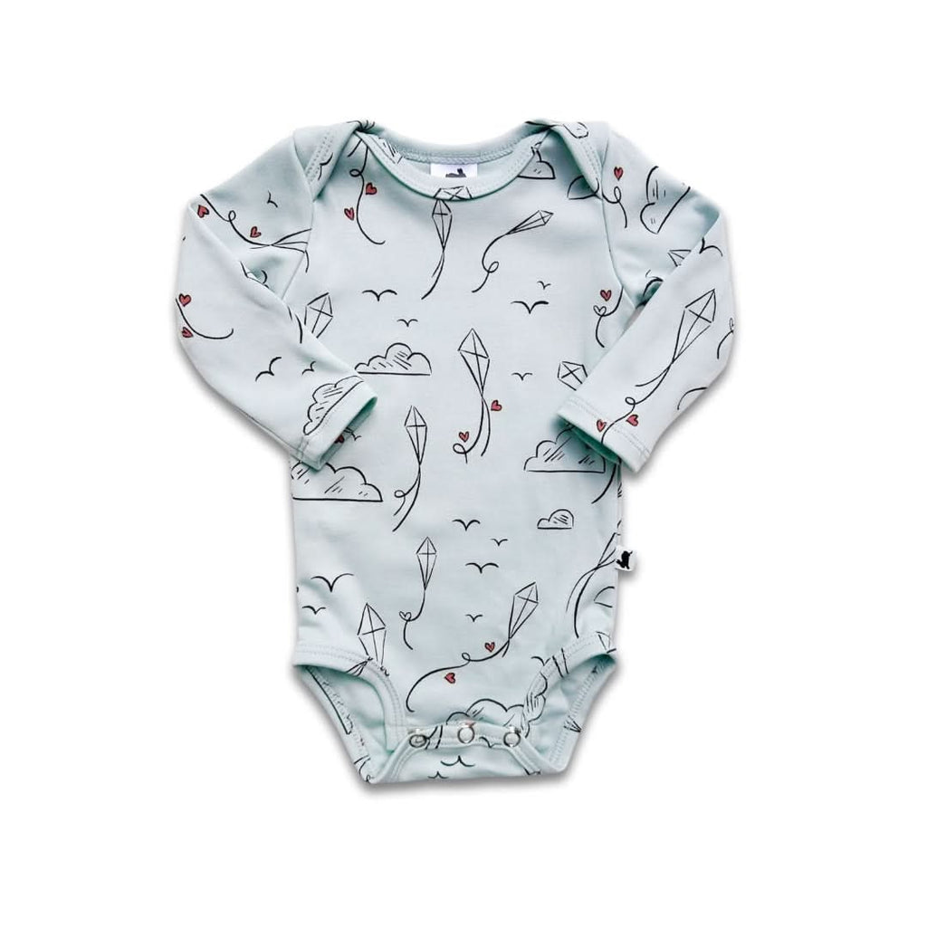 Bamboo Baby Long-Sleeved Bodysuit | Kite Dreams