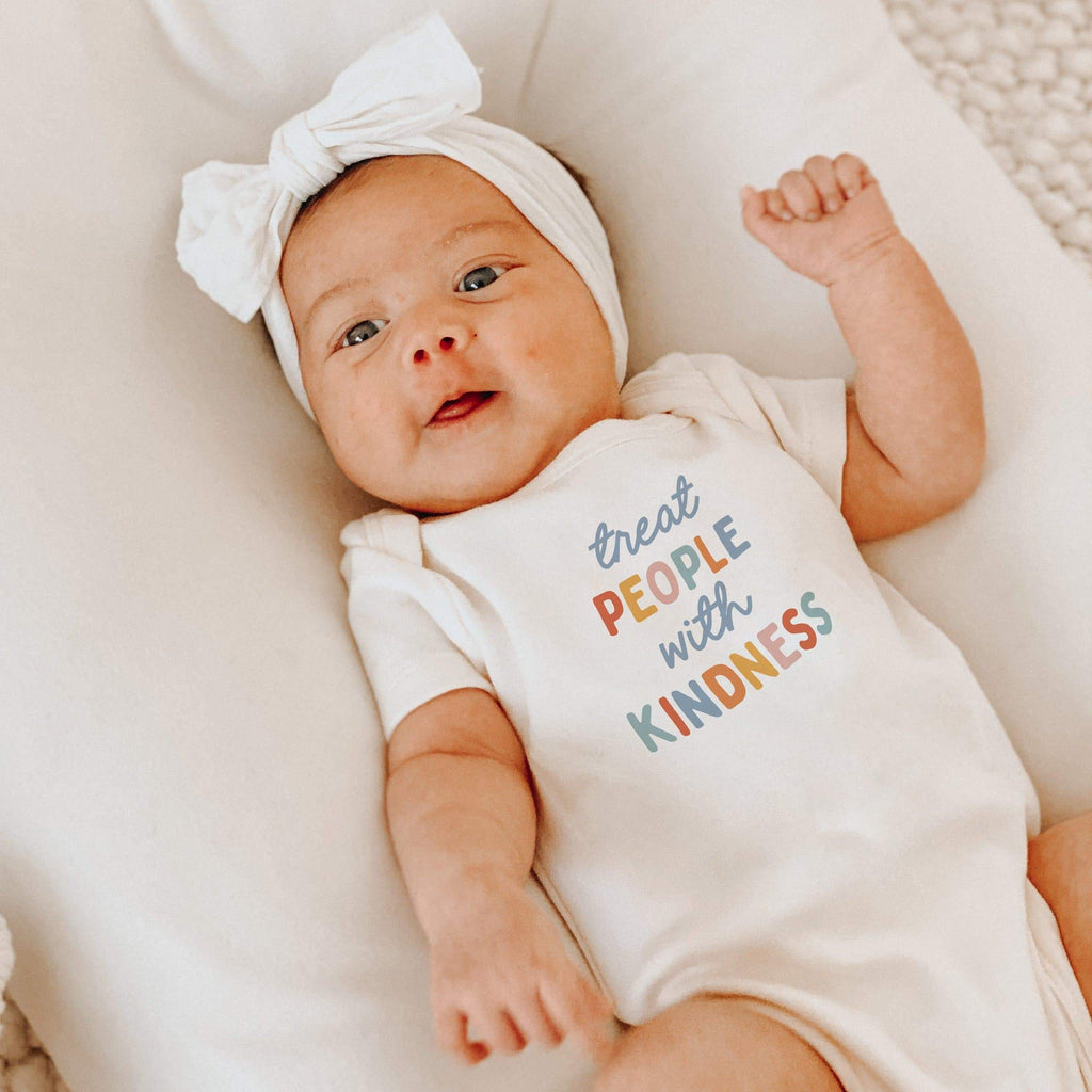 graphic bodysuit | treat people with kindness