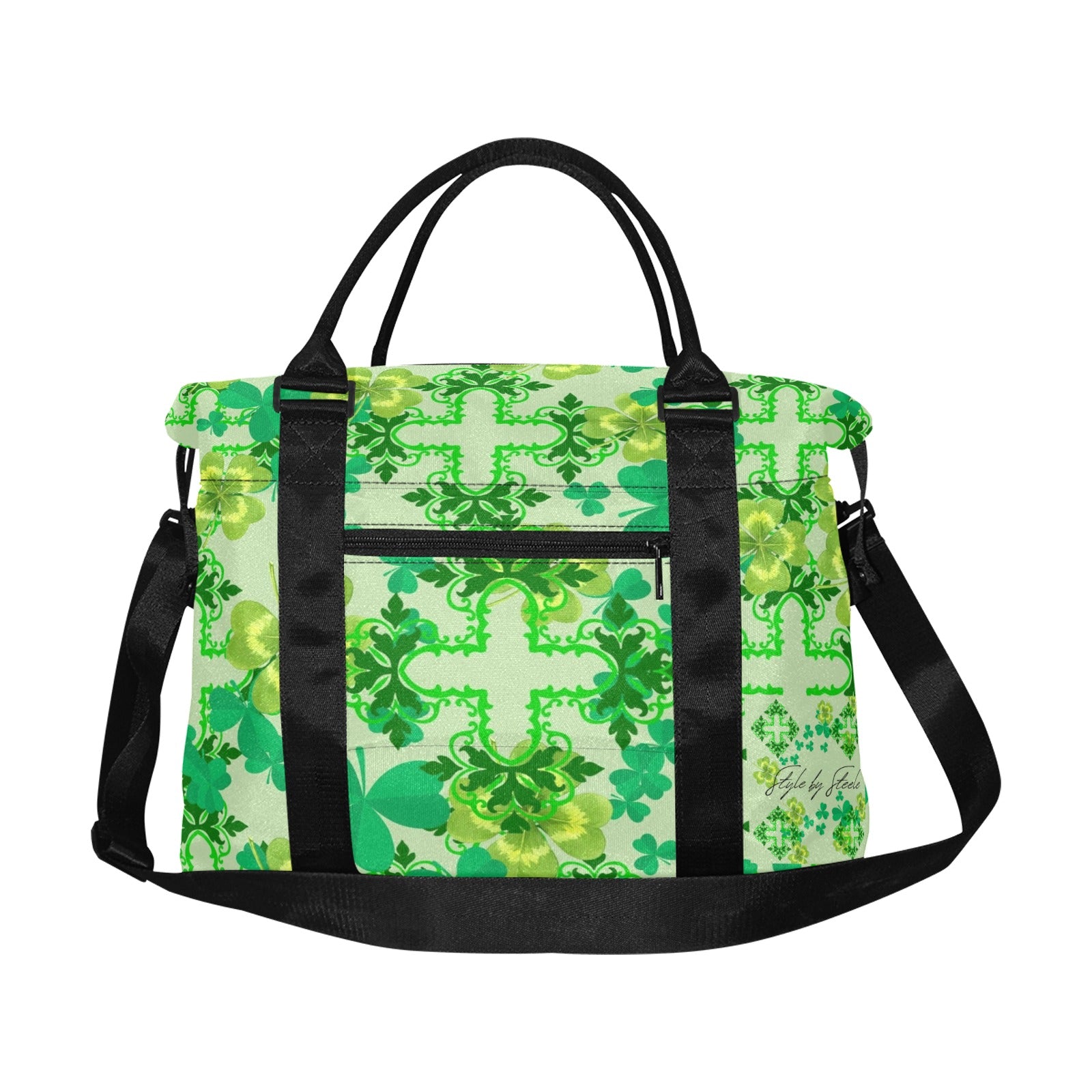 Clover & Celtic Crosses Small Trolley Duffle Bag