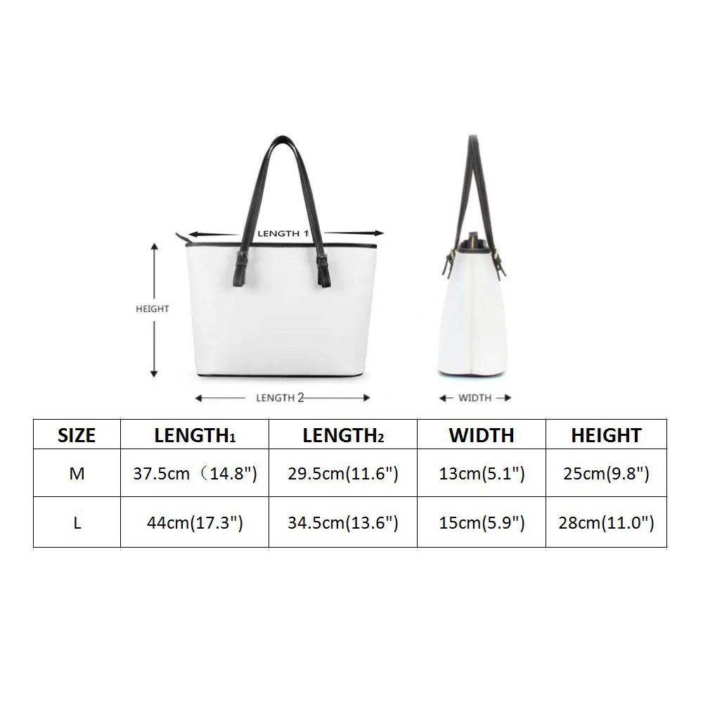 Clover and Celtic Crosses - Large Tote Bag