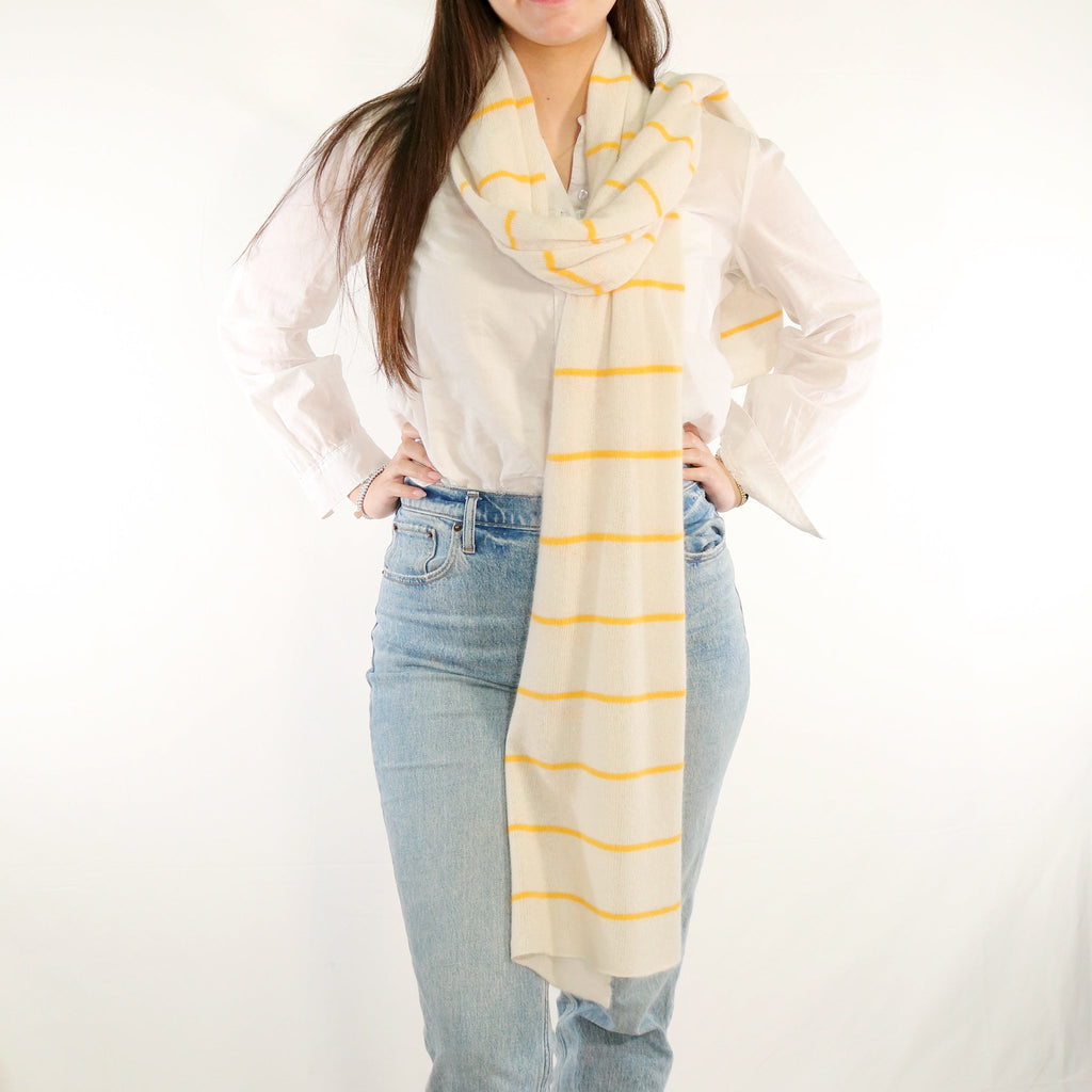 LIGHT WEIGHT STRIPED WRAP
