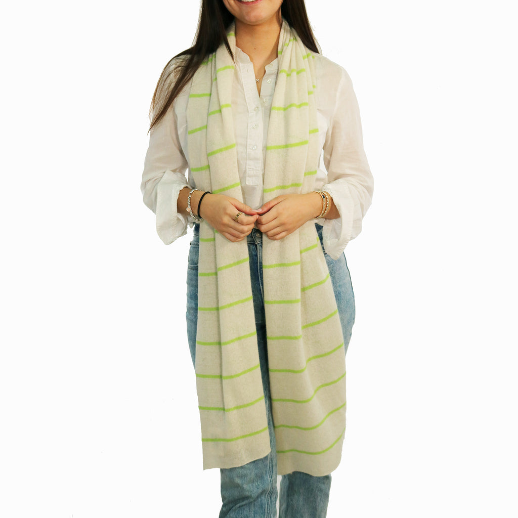 LIGHT WEIGHT STRIPED WRAP