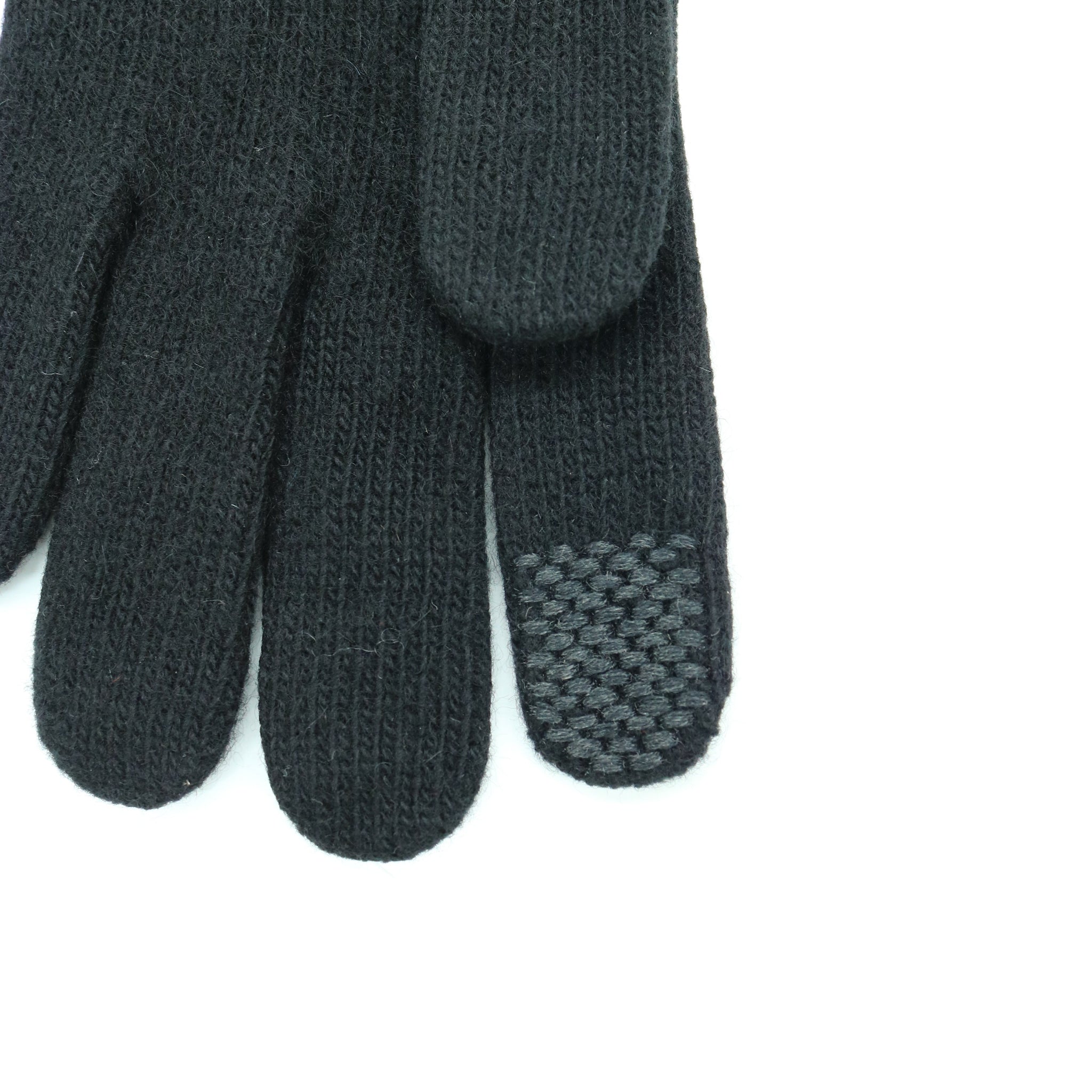 CASHMERE GLOVES WITH CRYSTAL STONES
