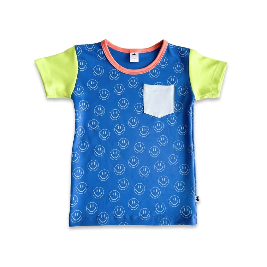 Baby/Kids' Bamboo Pocket T-Shirt | Berry Stripe