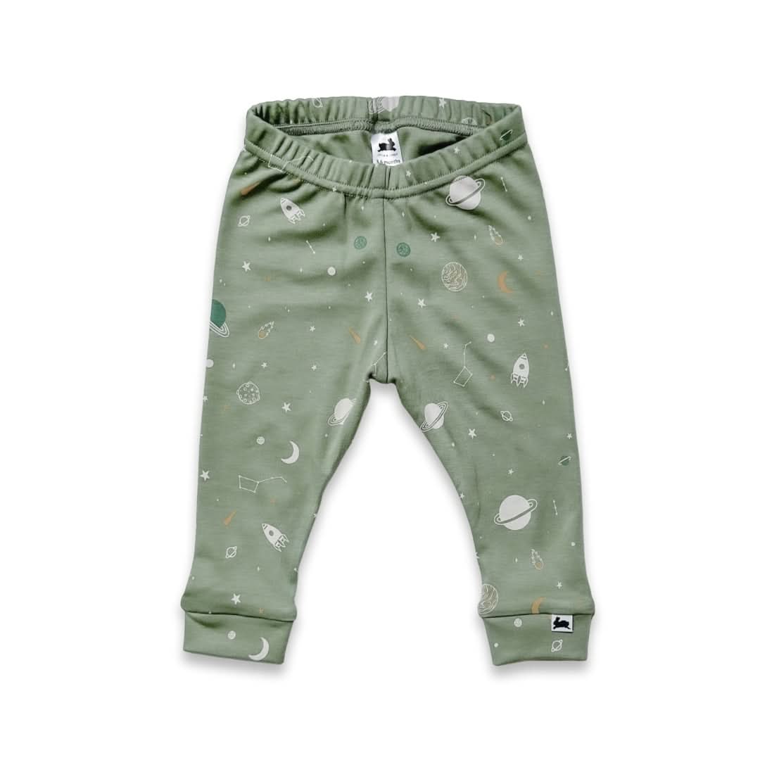 Baby Bamboo Leggings | Outer Space