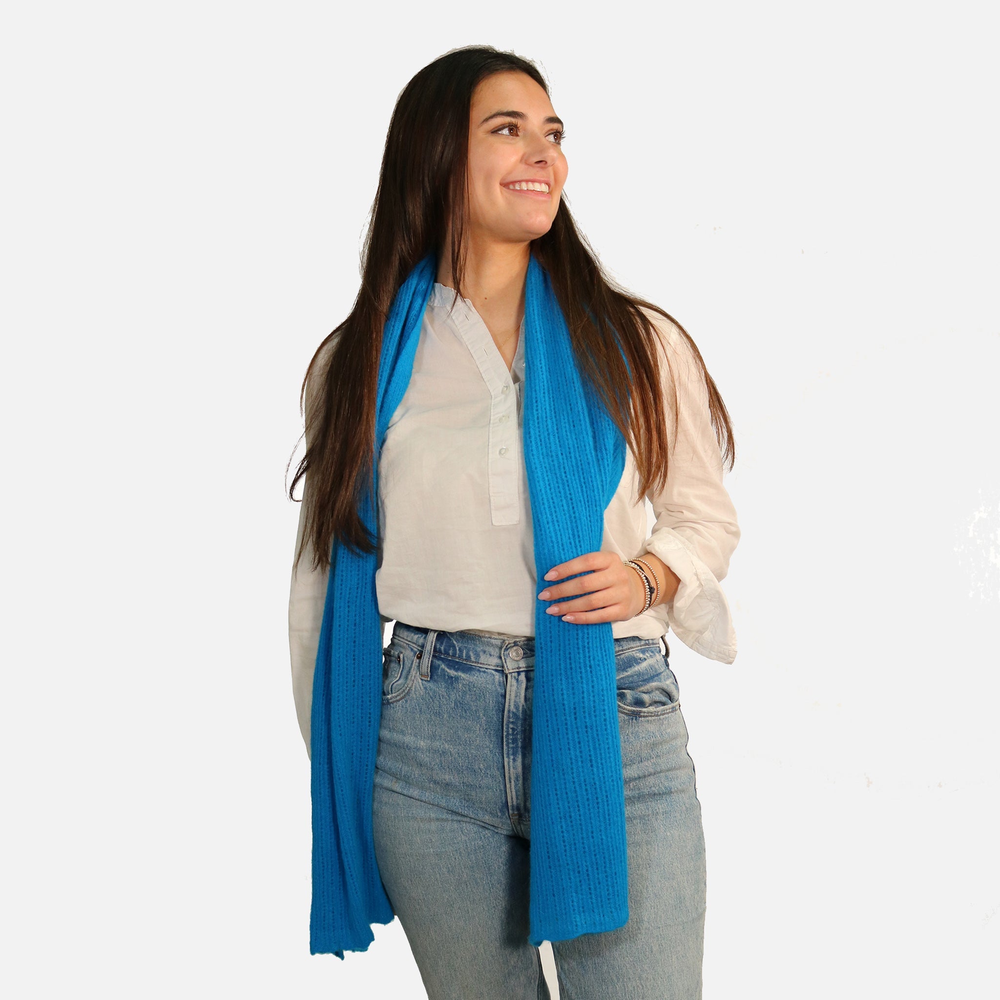 LIGHT WEIGHT OPEN WORK SCARF