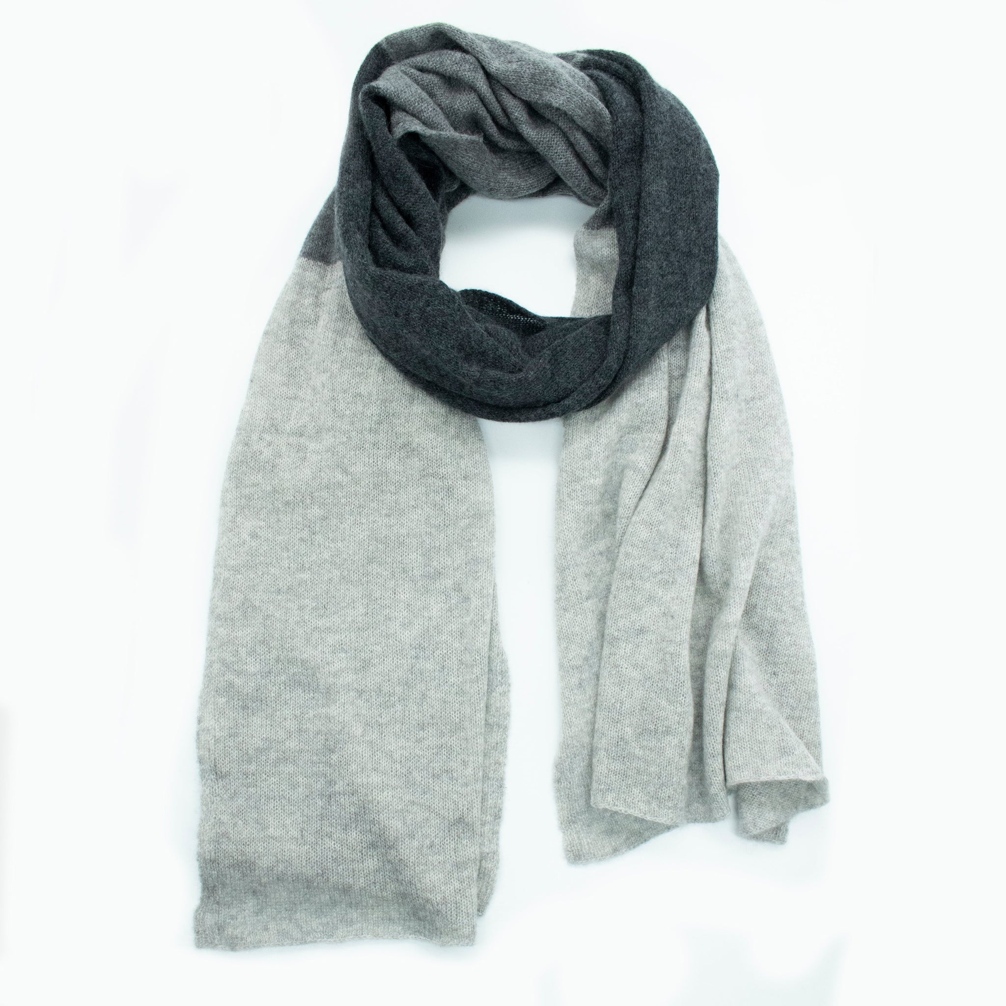CASHMERE WIDE STRIPE WRAP