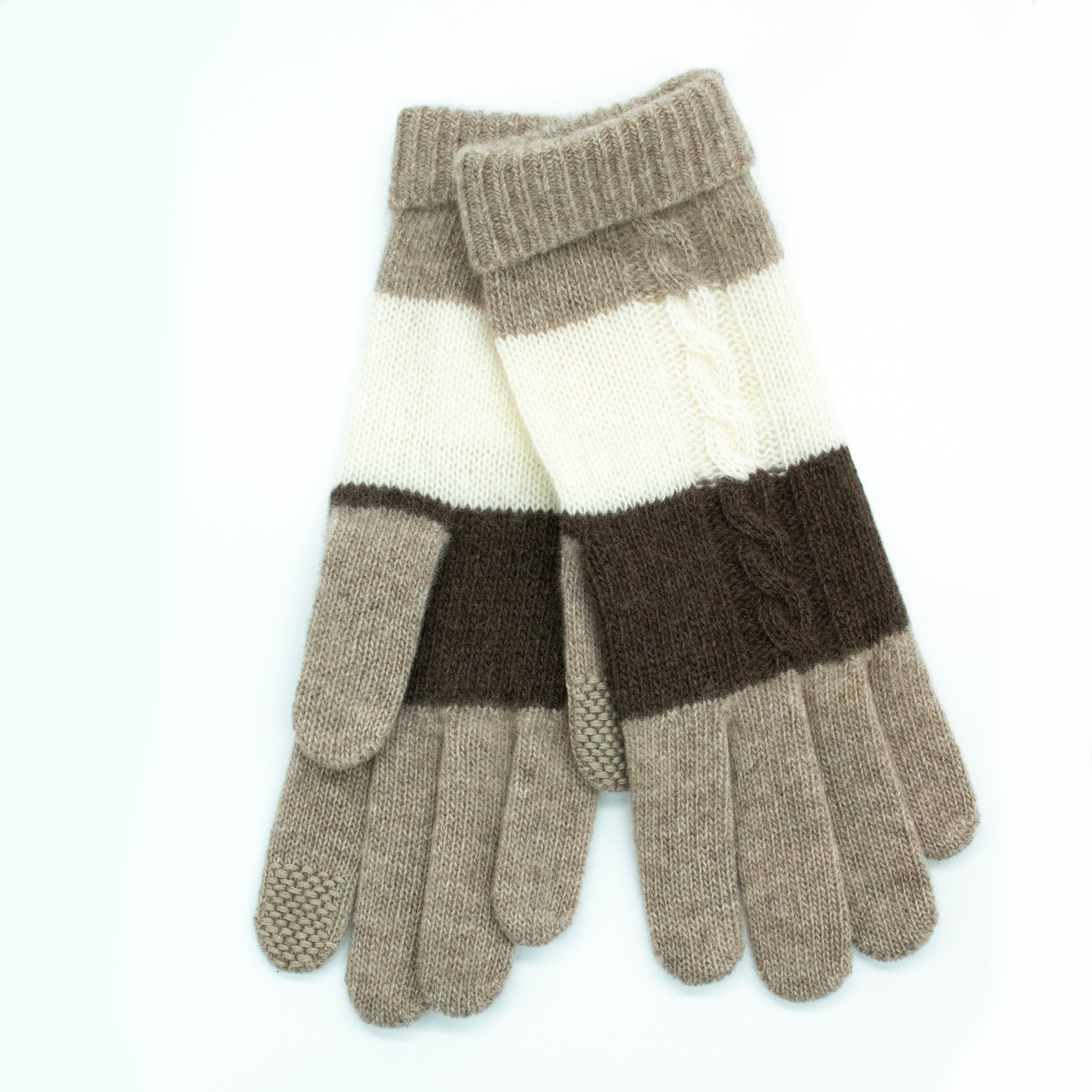 MULTI COLOR TECH GLOVES WITH CABLES