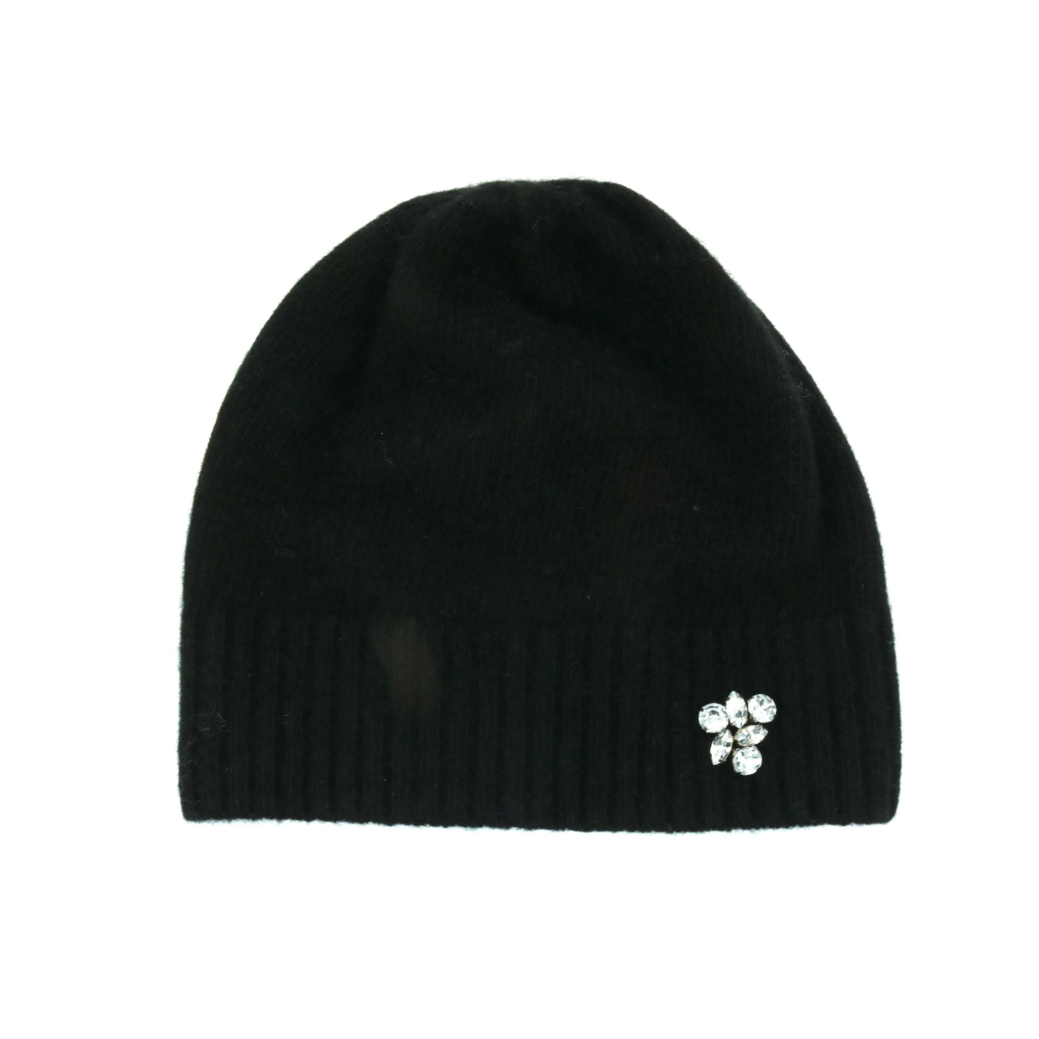 CASHMERE BEANIE WITH STONES