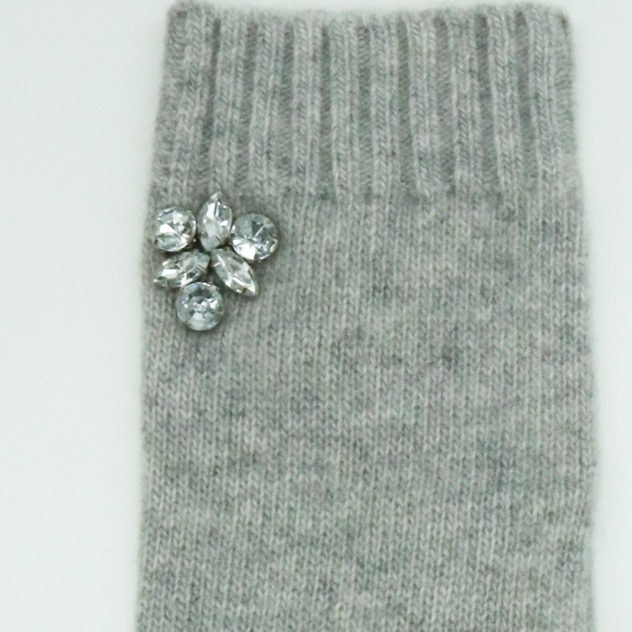 CASHMERE GLOVES WITH STONES