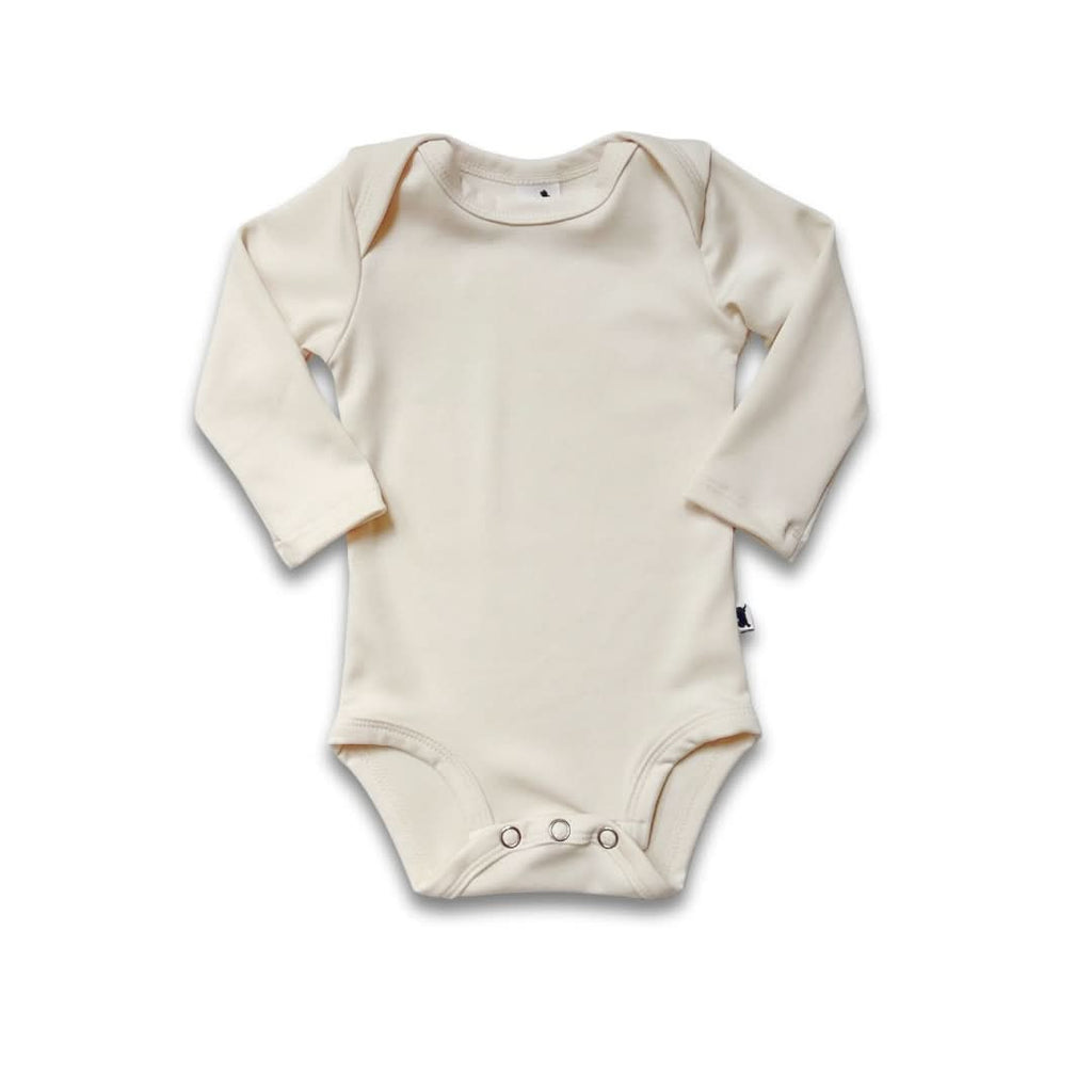 Bamboo Baby Long-Sleeved Bodysuit | Cream