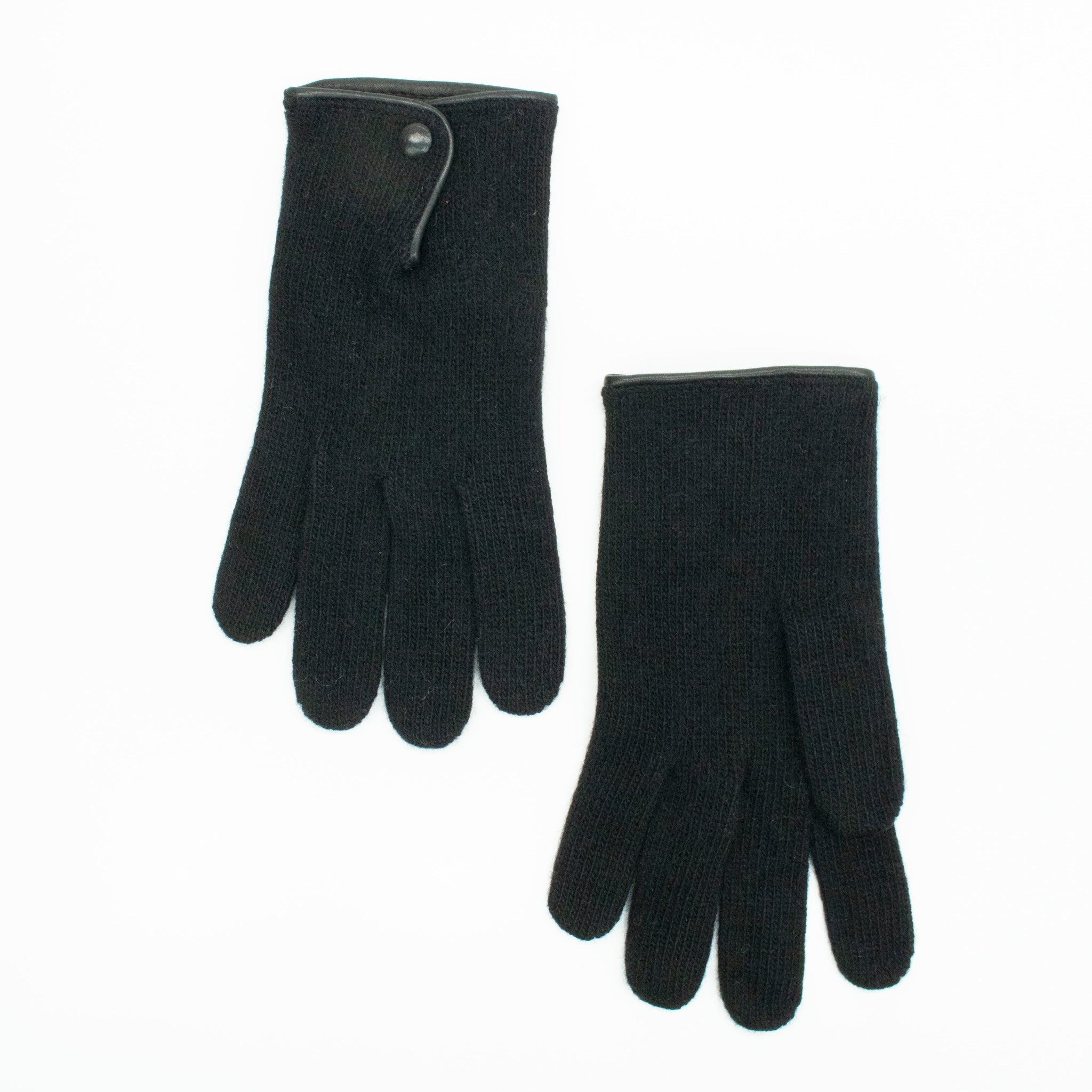 CASHMERE GLOVES WITH BUTTON