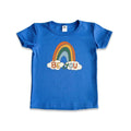 Baby/Kids Graphic Bamboo T-Shirt | Be You On Classic Blue