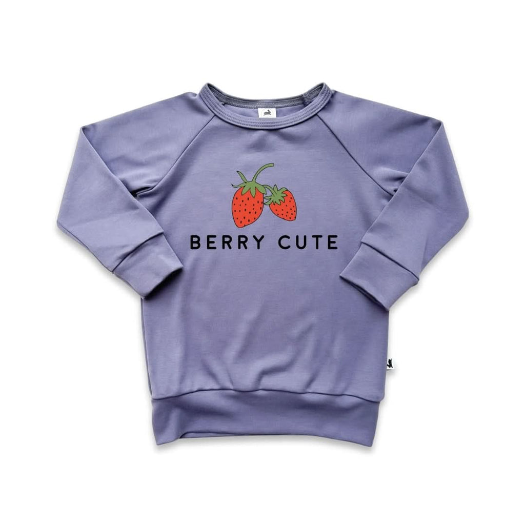 Baby/Kids' Graphic Bamboo Raglan Sleeve Pullover | Adventures Begin In My Own Backyard In Charcoal