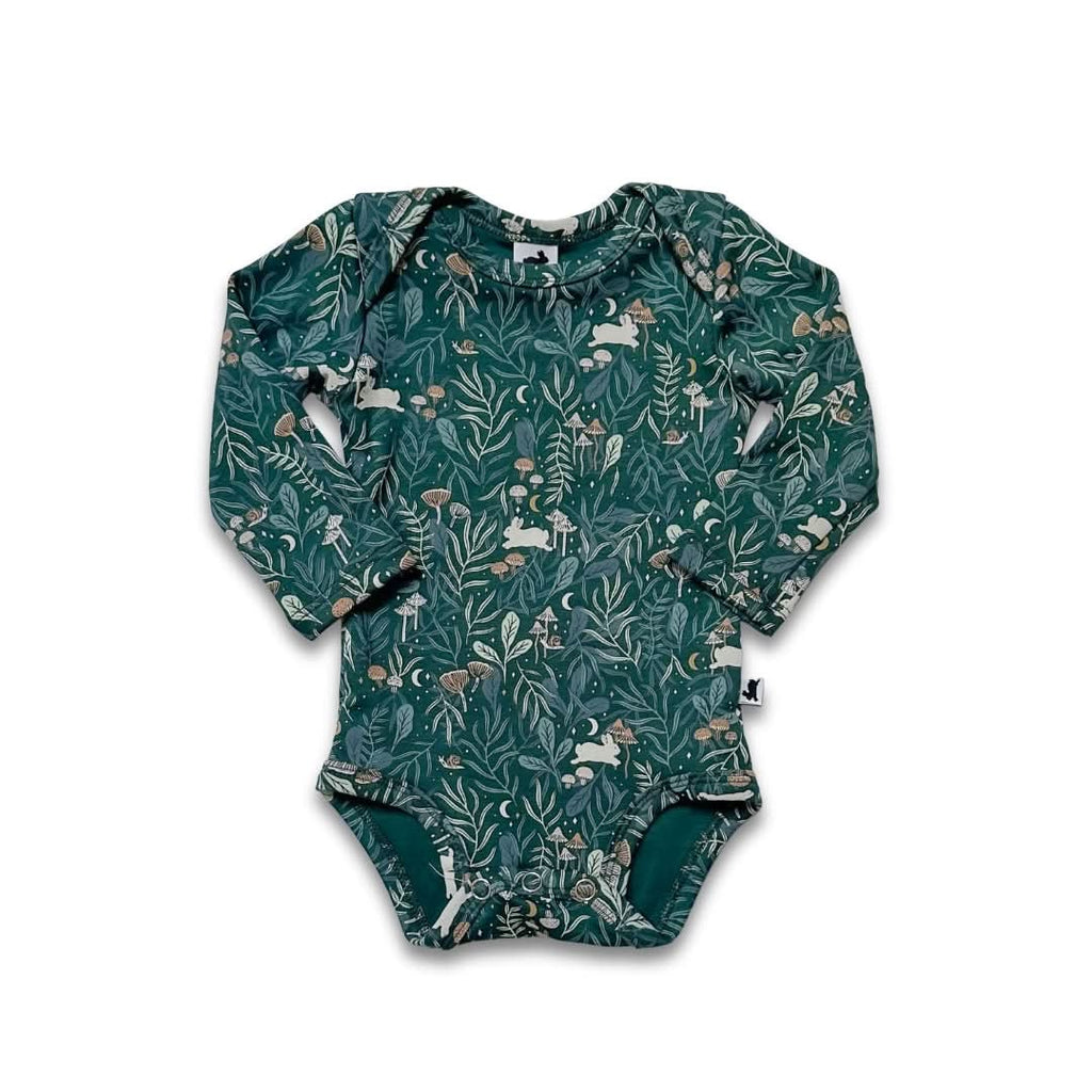 Bamboo Baby Long-Sleeved Bodysuit | Twilight Grove