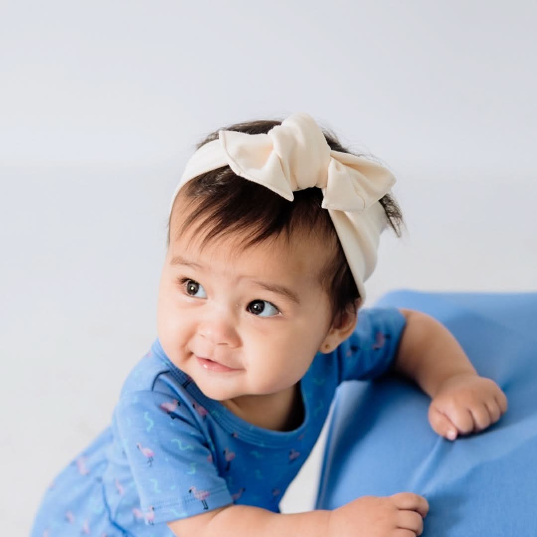 Baby Bamboo Headwrap | Cream