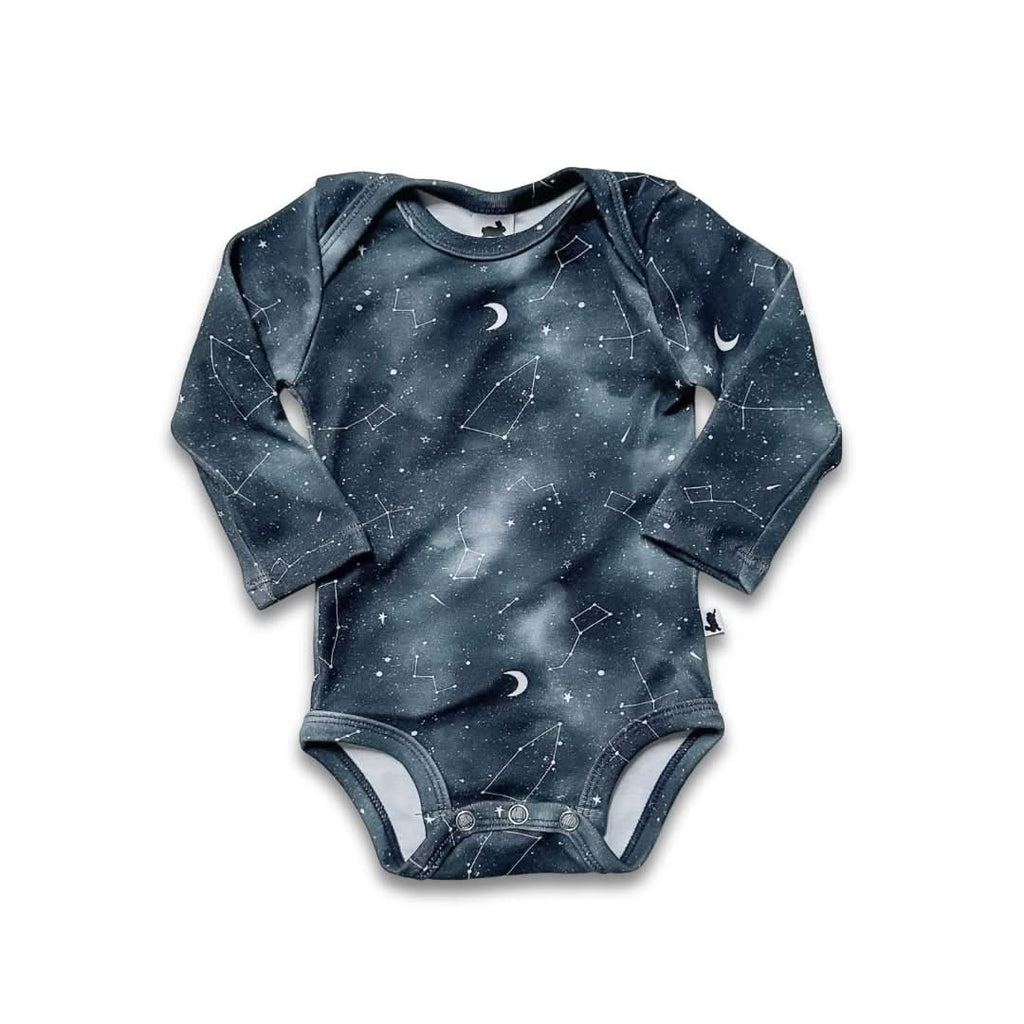 Bamboo Baby Long-Sleeved Bodysuit | Night Sky