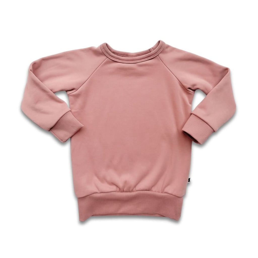 Baby/Kids' Bamboo Fleece Raglan Pullover | Dusty Lilac