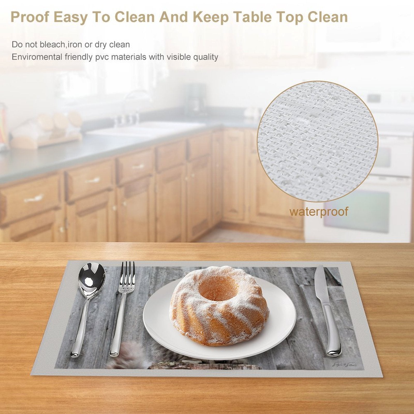 Back Alley Exclusive Signature Print Table Mats