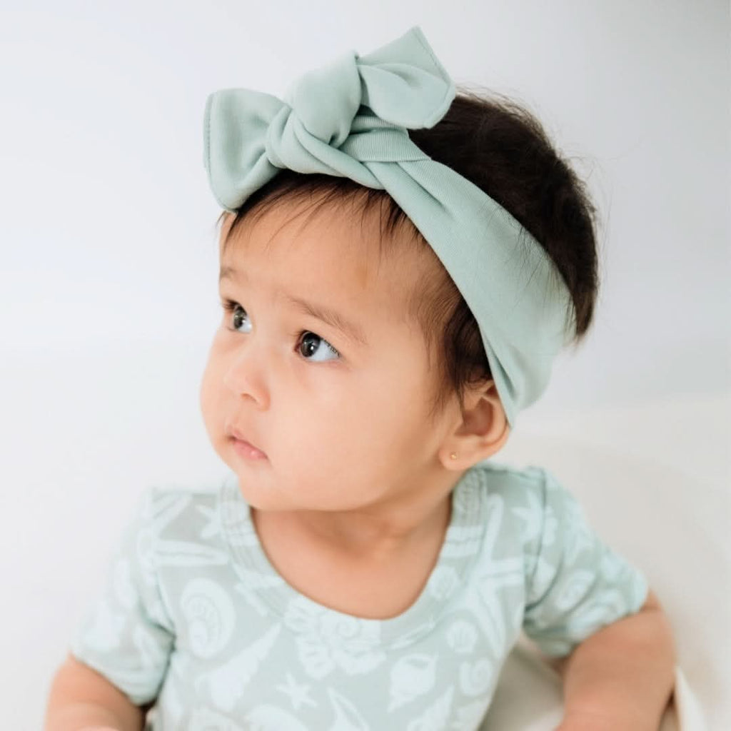 Baby Bamboo Headwrap | Seaglass