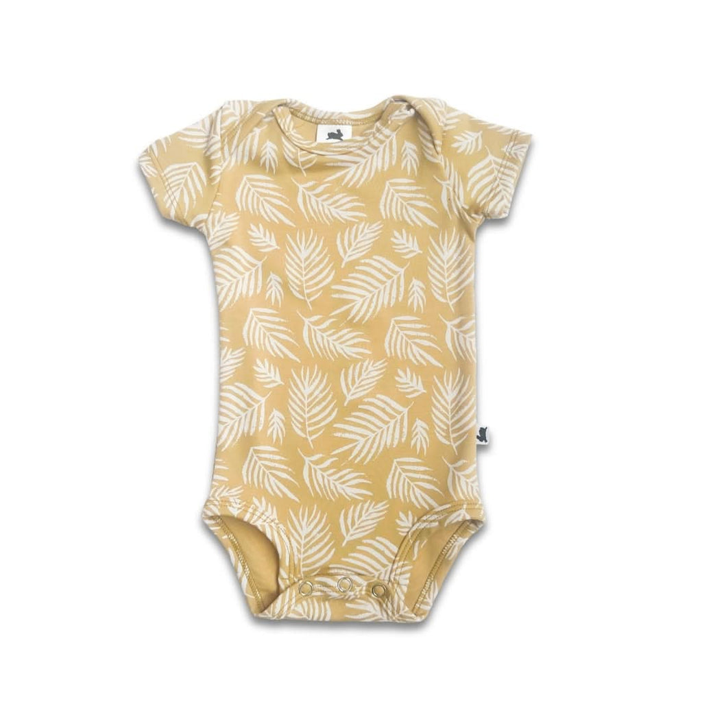 Baby Bamboo Bodysuit | Palm Fronds