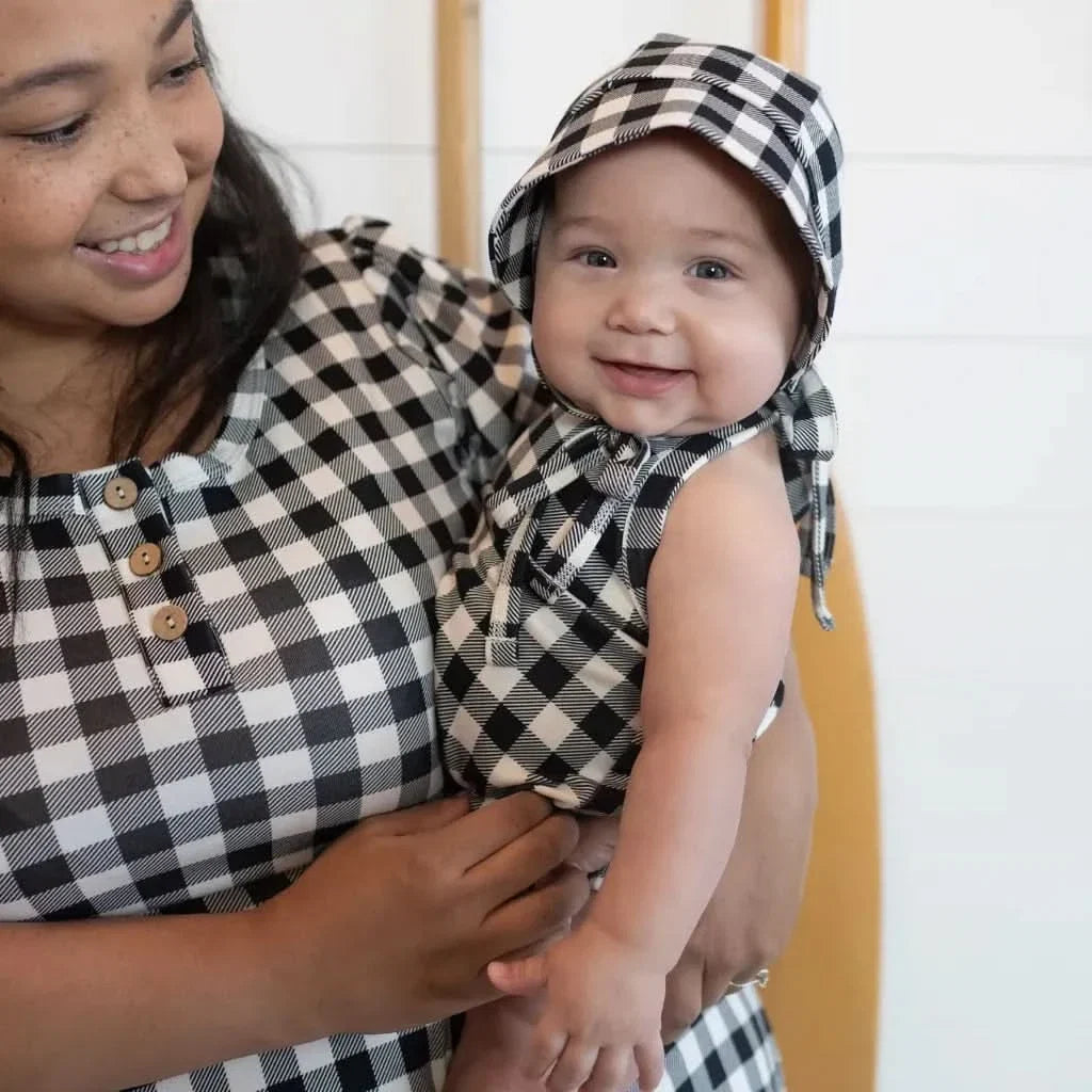 Baby/Kids' Bamboo Garden Bonnet | Bison Plaid