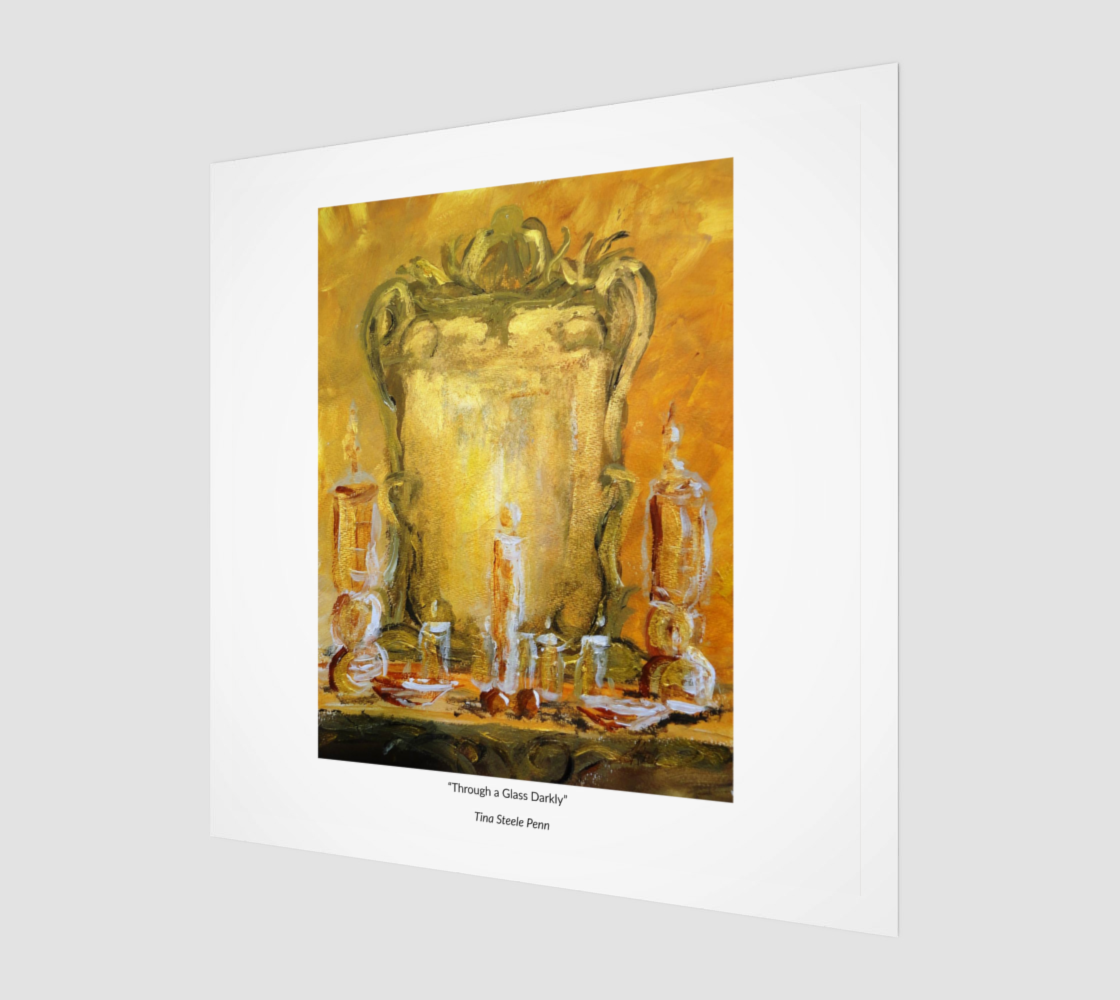 "Through a Glass Darkly Art Print Tina Steele Penn