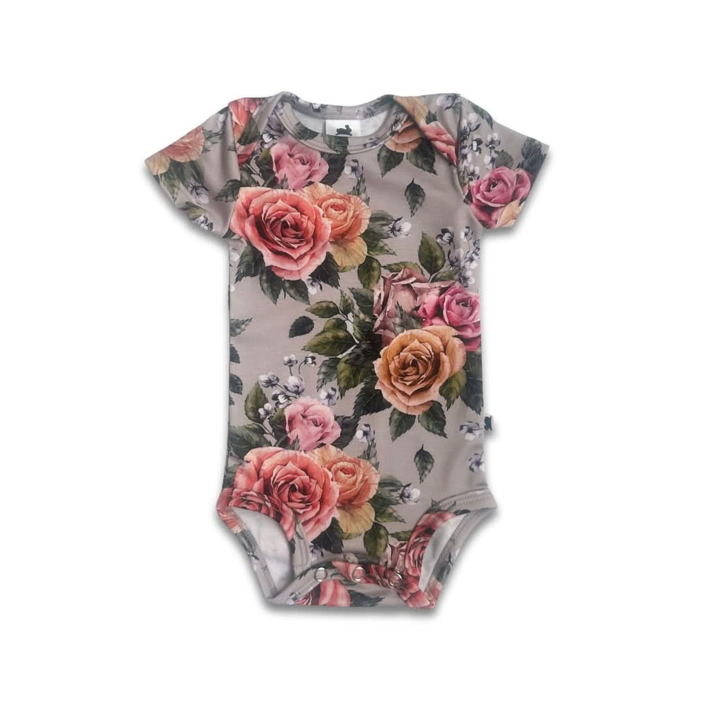 Baby Bamboo Bodysuit | Antique Floral