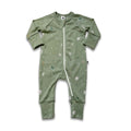 Bamboo Baby Zipper Footed Bodysuit | Outer Space