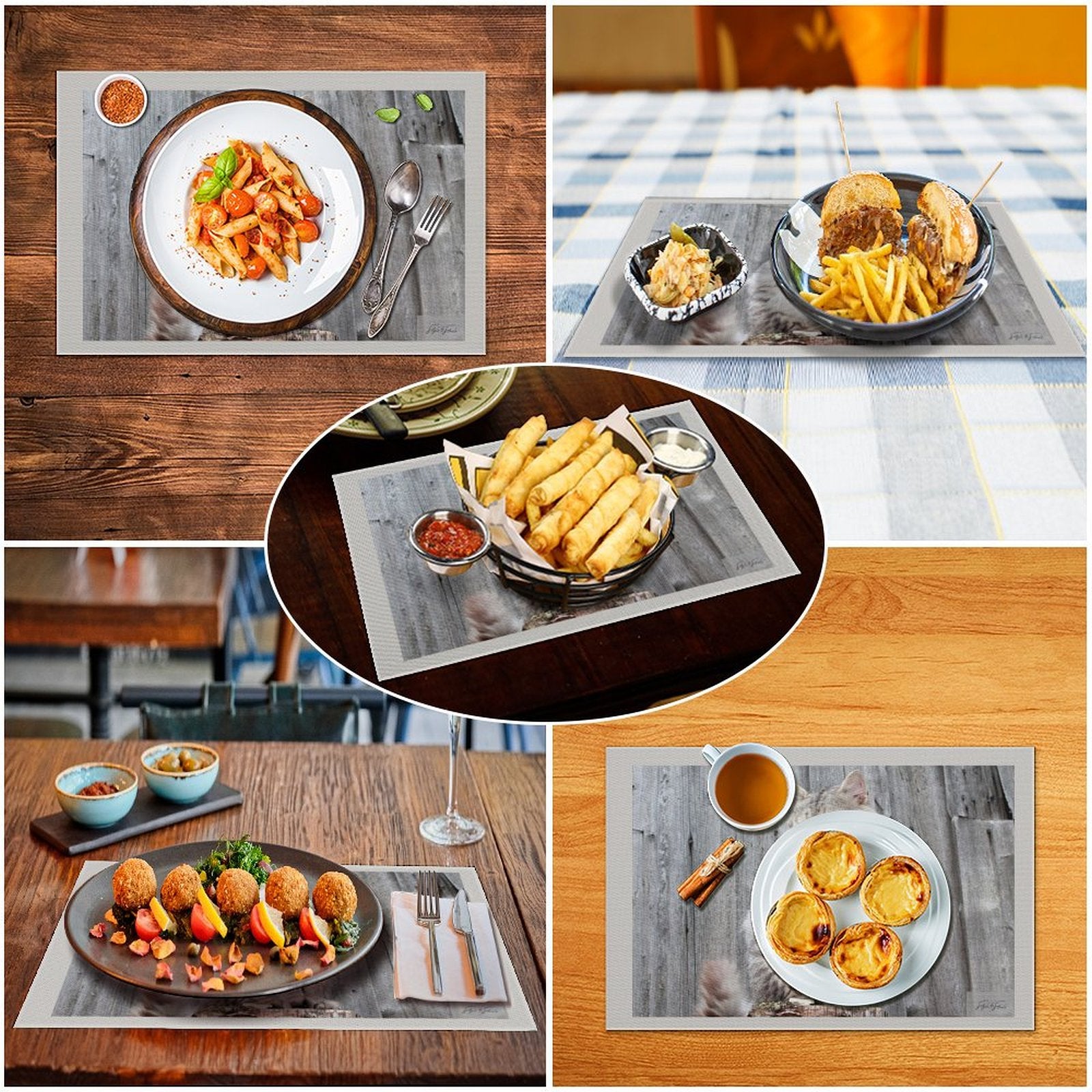 Back Alley Exclusive Signature Print Table Mats