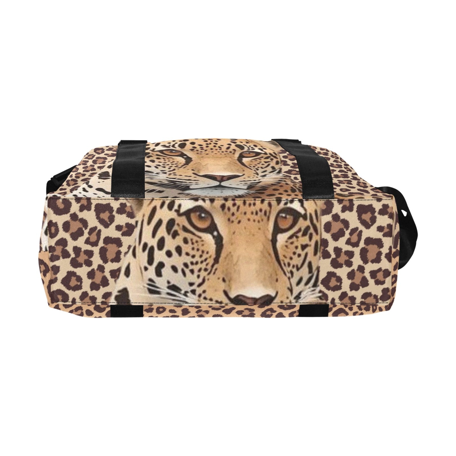 Leopard Lore - Small Travel Bag - with Trolley Sleeve - Back Alley Exclusive