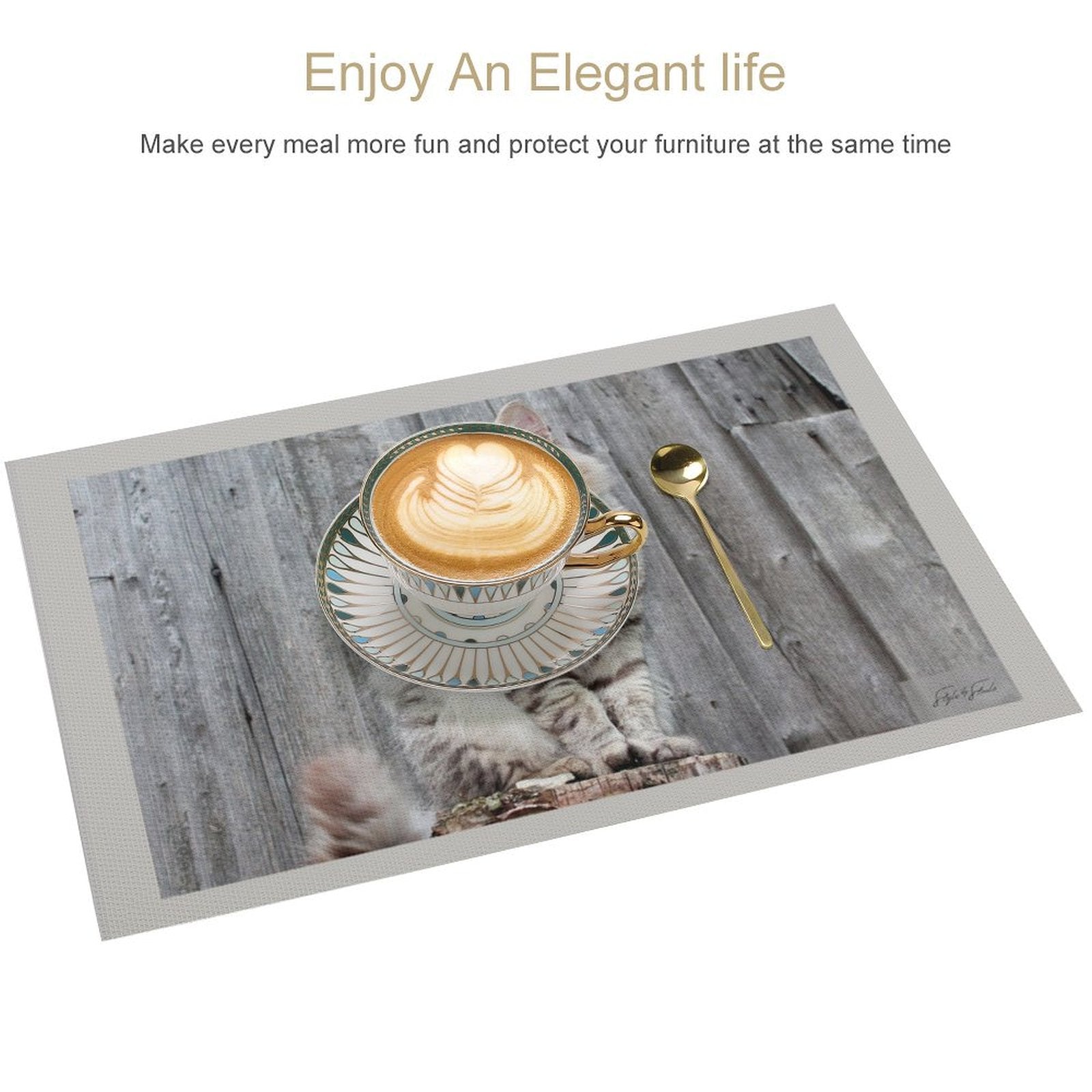 Back Alley Exclusive Signature Print Table Mats