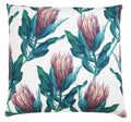 Fennco Styles Tropical Plant Leaves 18 Inch Square Decorative Throw Pillow – Nature Print Outdoor Cushion for Backyard Patio, Lawn & Garden