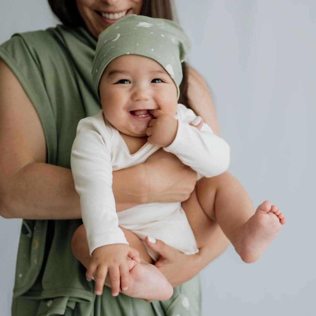 Bamboo Baby Long-Sleeved Bodysuit | Night Sky