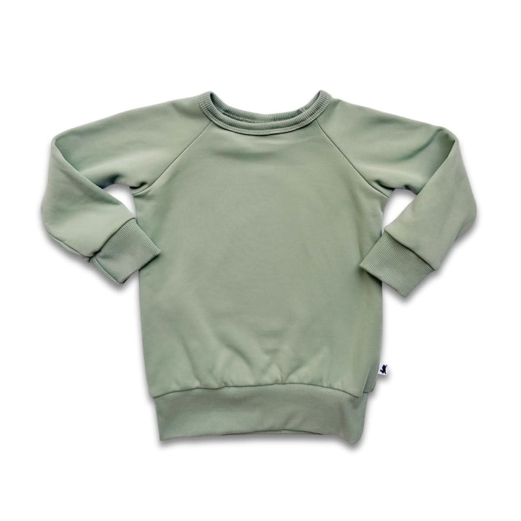 Baby/Kids' Bamboo Fleece Raglan Pullover | Sage