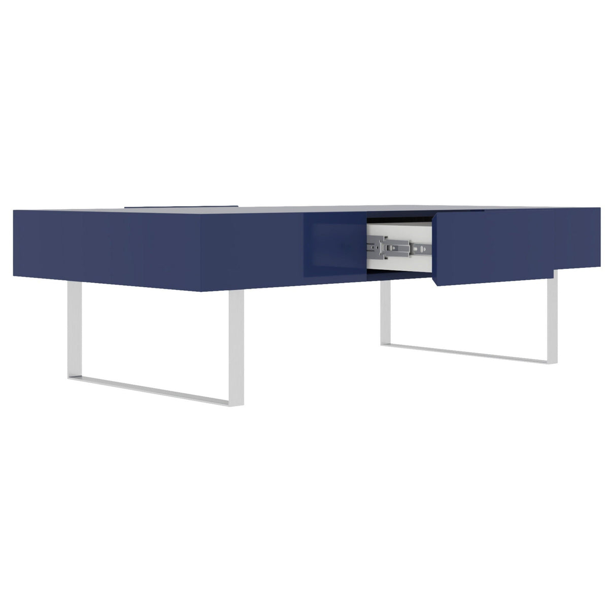 Rectangular Coffee Table With Hidden Storage