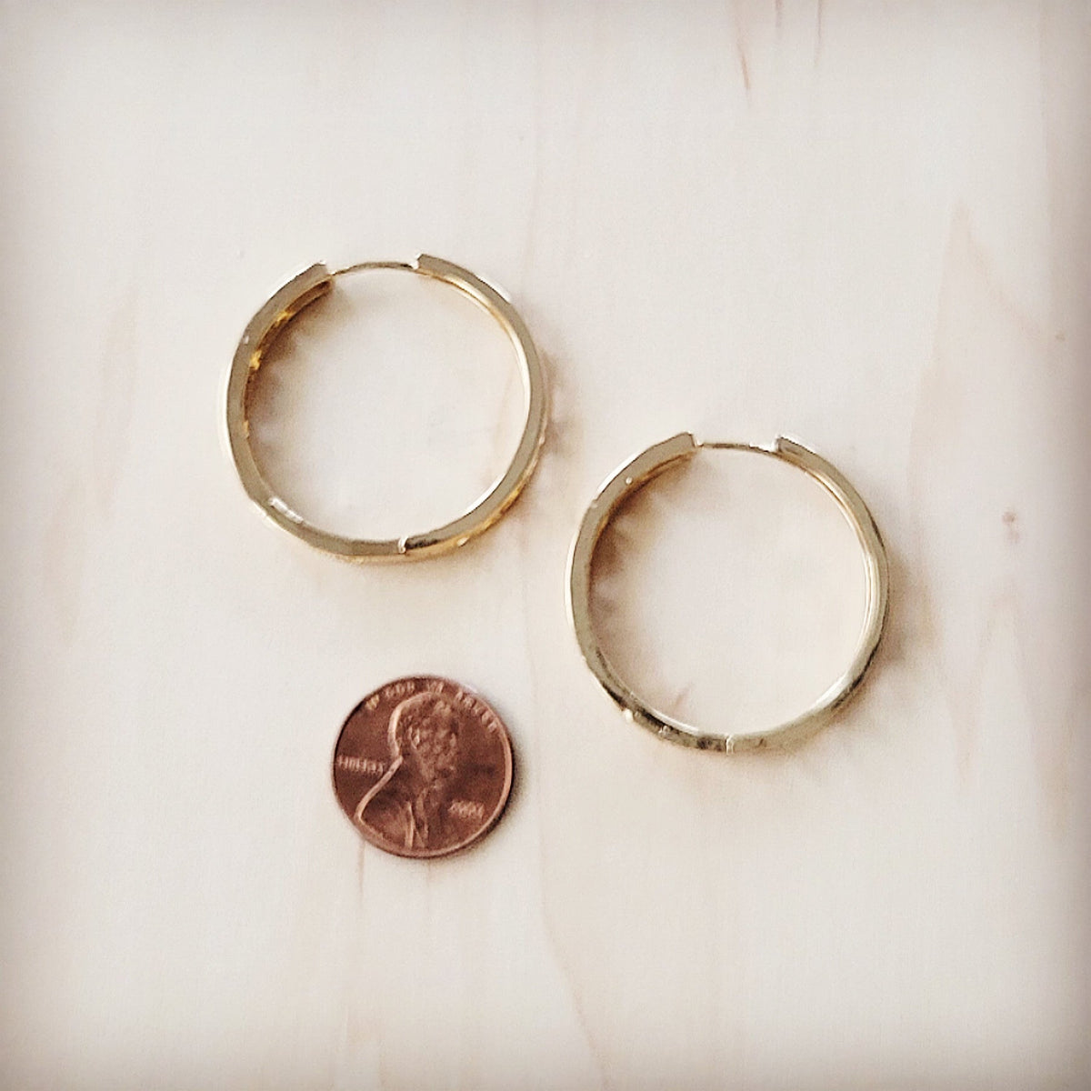 **Geometric Sparkle Statement Gold Hoop Earrings 219ck