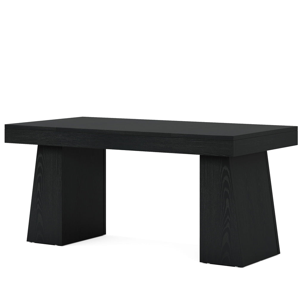 Executive Desk, Workstation With Double Trapezoid Base