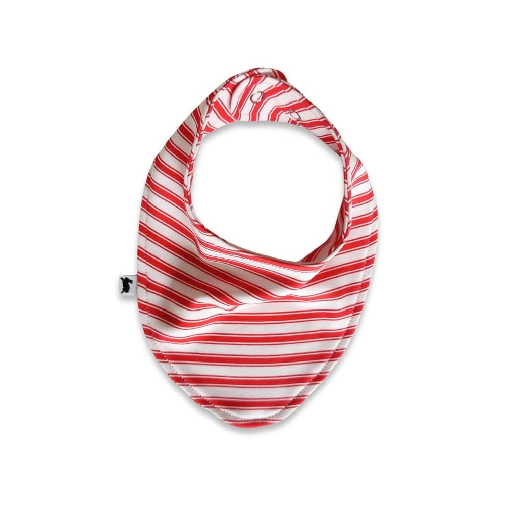 Bamboo Baby Bib | Berry Stripe