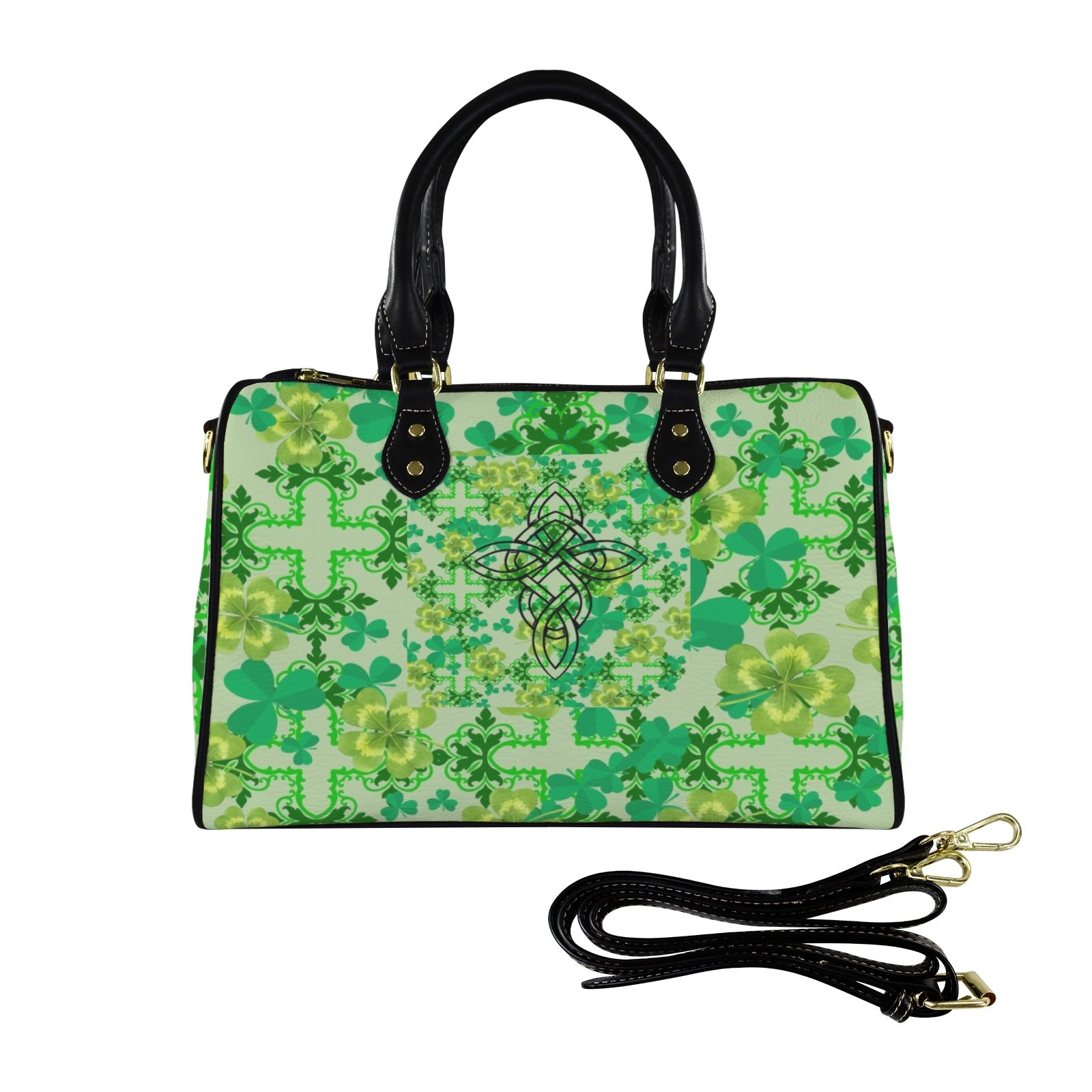 Celtic Crosses Large Carry-On Travel Bag — Back Alley Exclusive