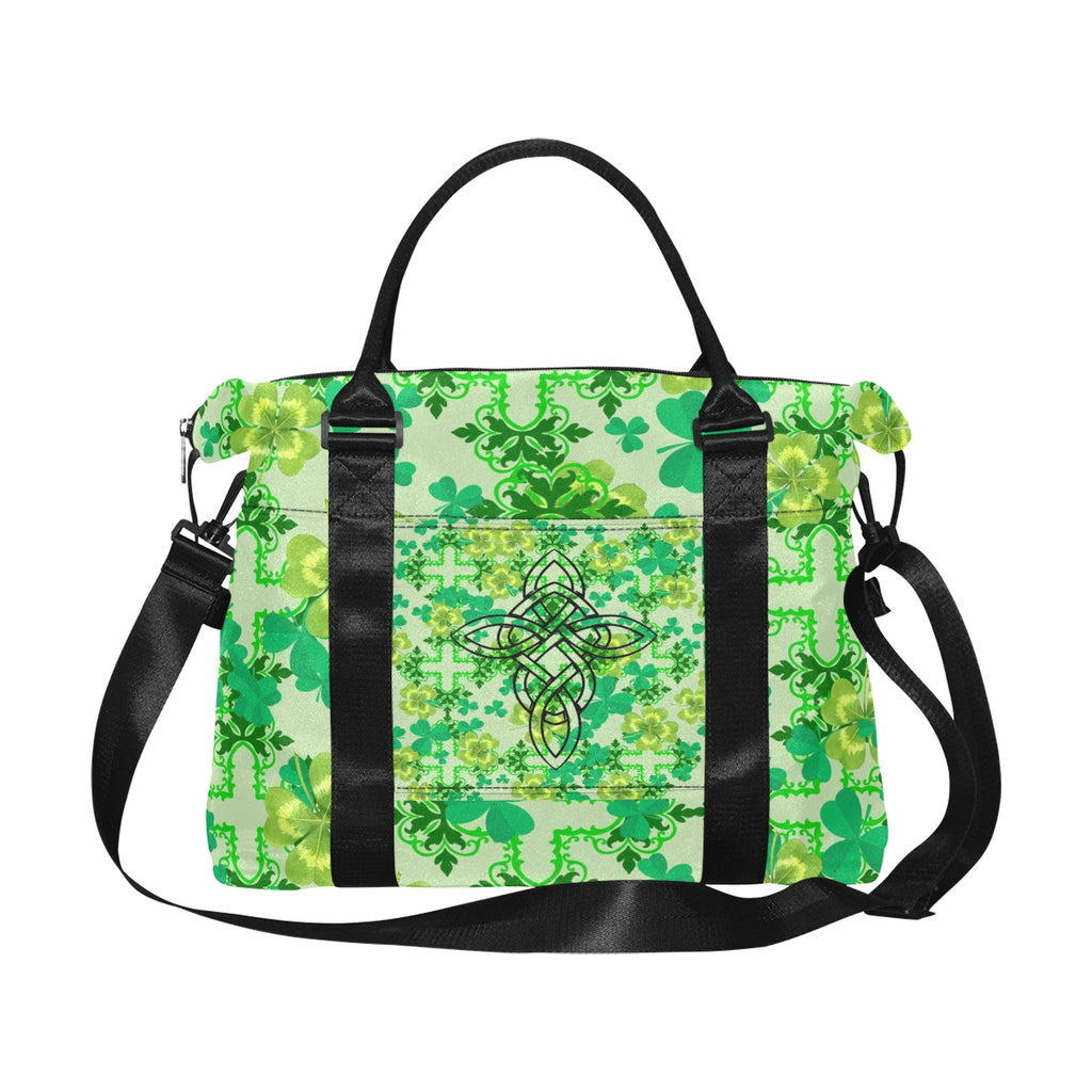 Clover & Celtic Crosses Small Trolley Duffle Bag