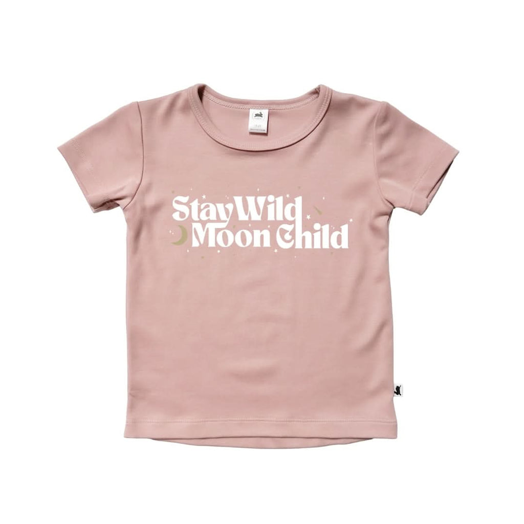 Baby/Kids' Bamboo Graphic T-Shirt | Big Energy In Umber
