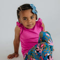 Baby/Kids' Bamboo Ruffle Shoulder | Powder Blue