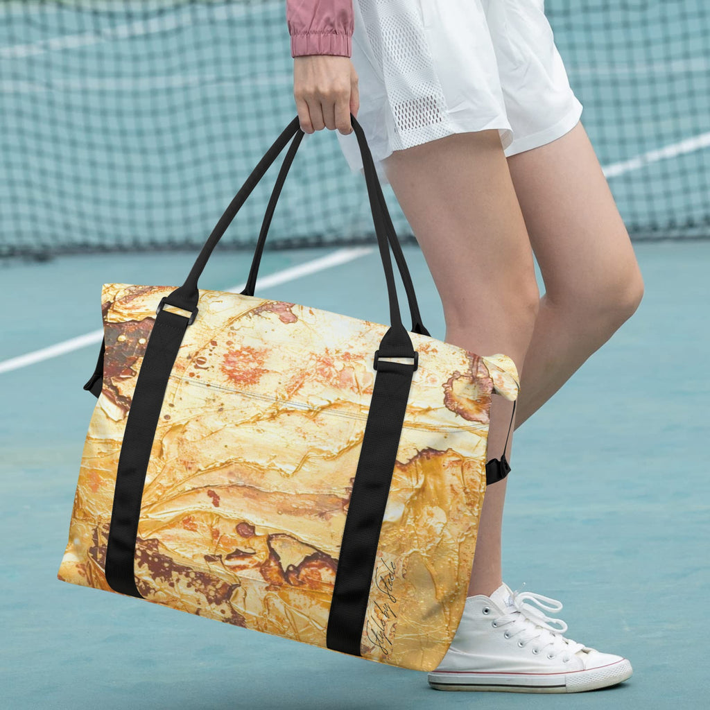 Liquid Gold Large Travel Bag - Carry-On with Trolley Sleeve