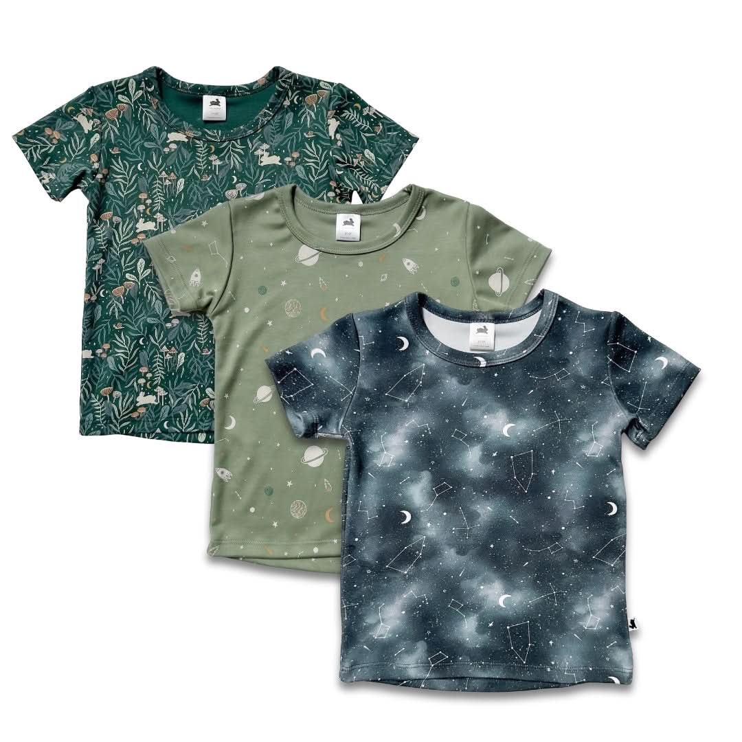 Baby/Kids' Bamboo T-Shirt | Outer Space