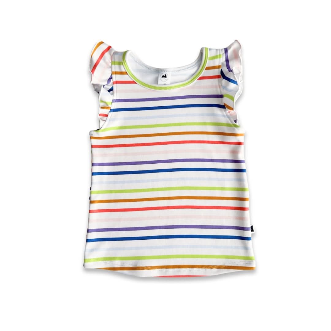 Baby/Kids' Bamboo Ruffle Shoulder | Powder Blue