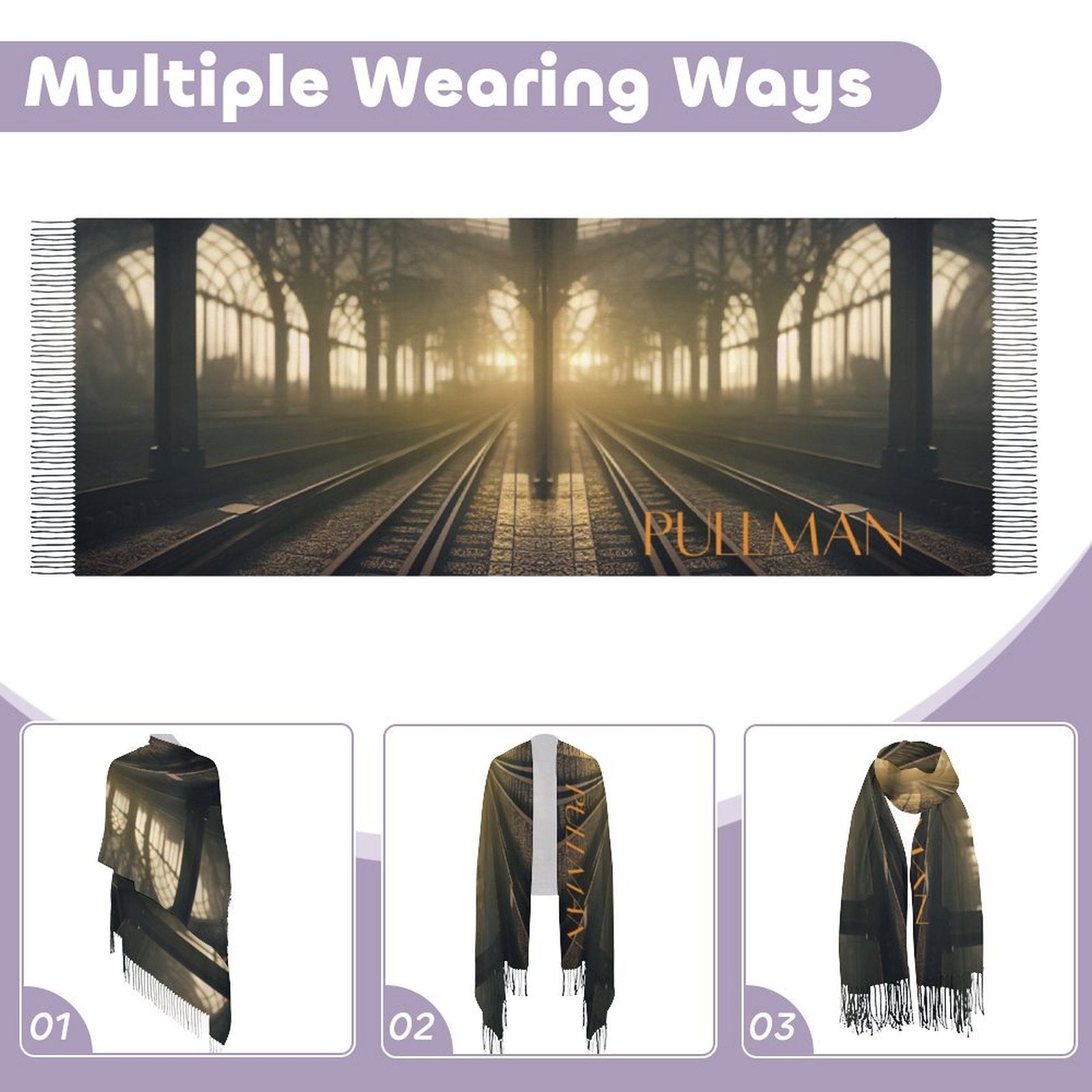 Pullman Signature Tassel Scarf - Cashmere Feel - Everyday Essential