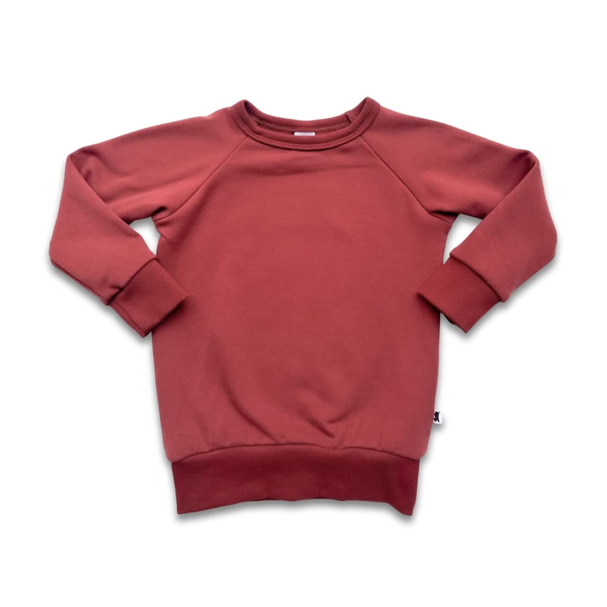 Baby/Kids' Bamboo Fleece Raglan Pullover | Cranberry