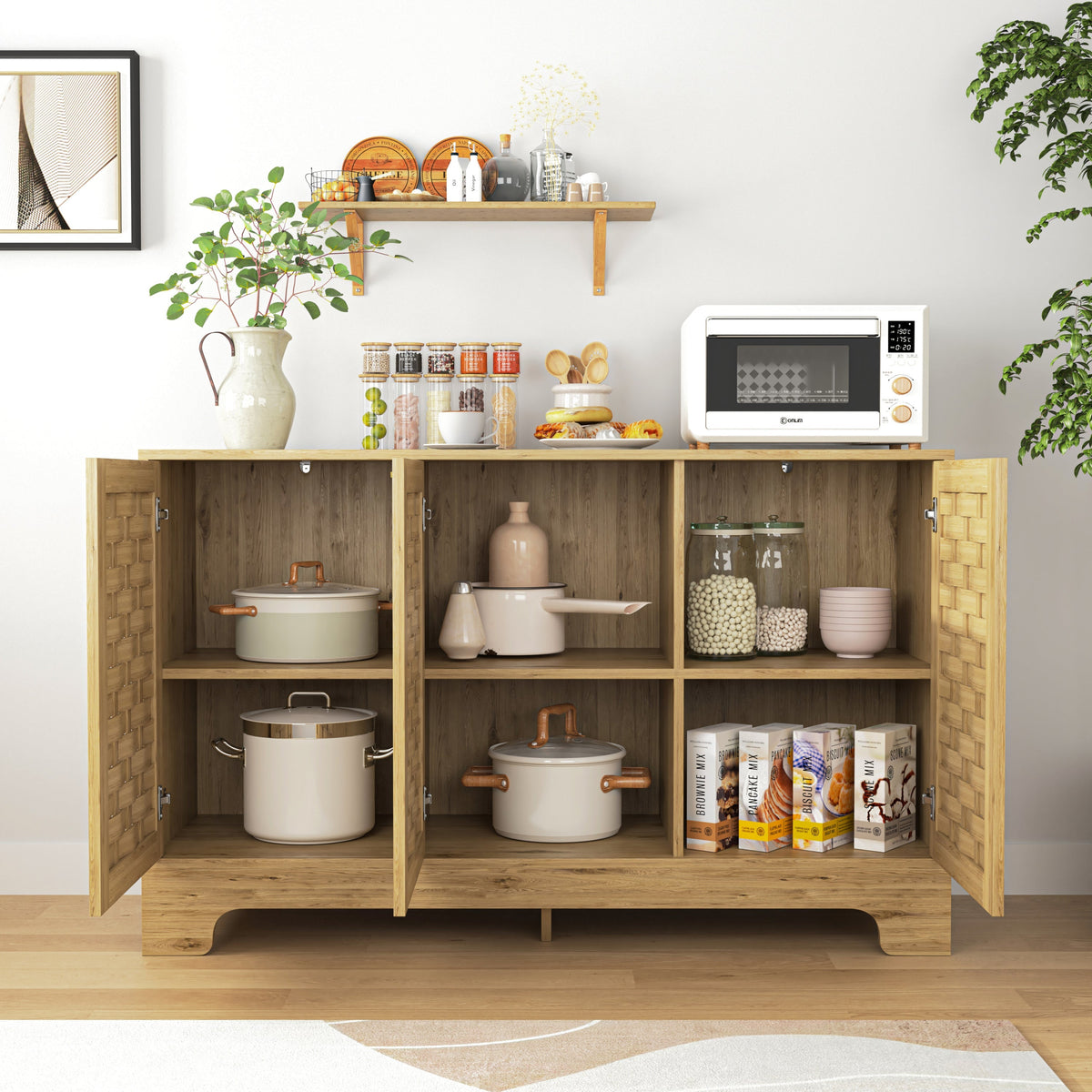 Storage Cabinet with 3 Doors